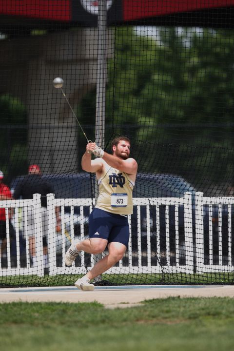 Greg Davis finished third in the hammer throw at the Mike Poehlein Invitational Friday.