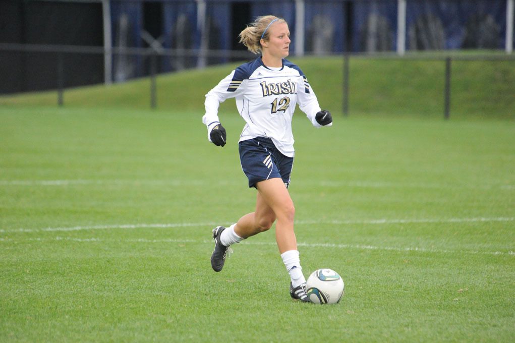 Senior tri-captain Jessica Schuveiller has been one of the key reasons for Notre Dame's late-season resurgence, collecting five goals and two assists in the past nine matches.