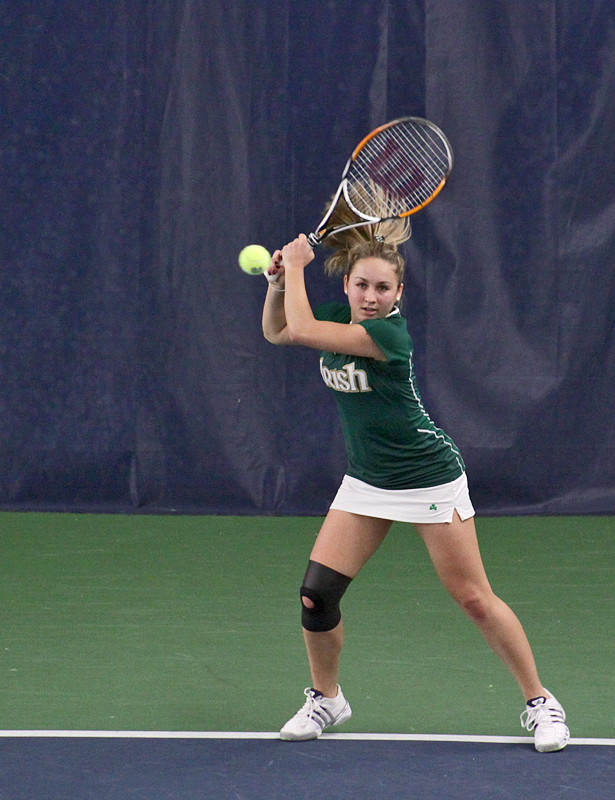No. 3 Irish Continue Road Swing Against TCU and Wichita State Senior Cosmina Ciobanu won her ninth straight singles match and 100th of her career last week against Vanderbilt.