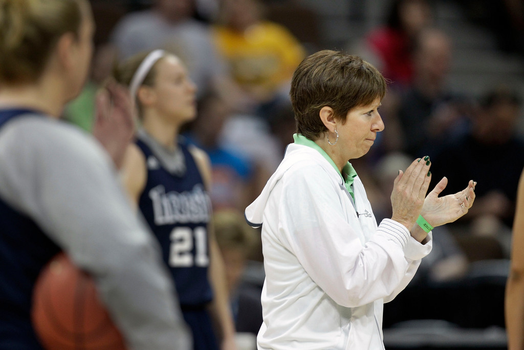 NCAA Women's Final Four Practice (AP)