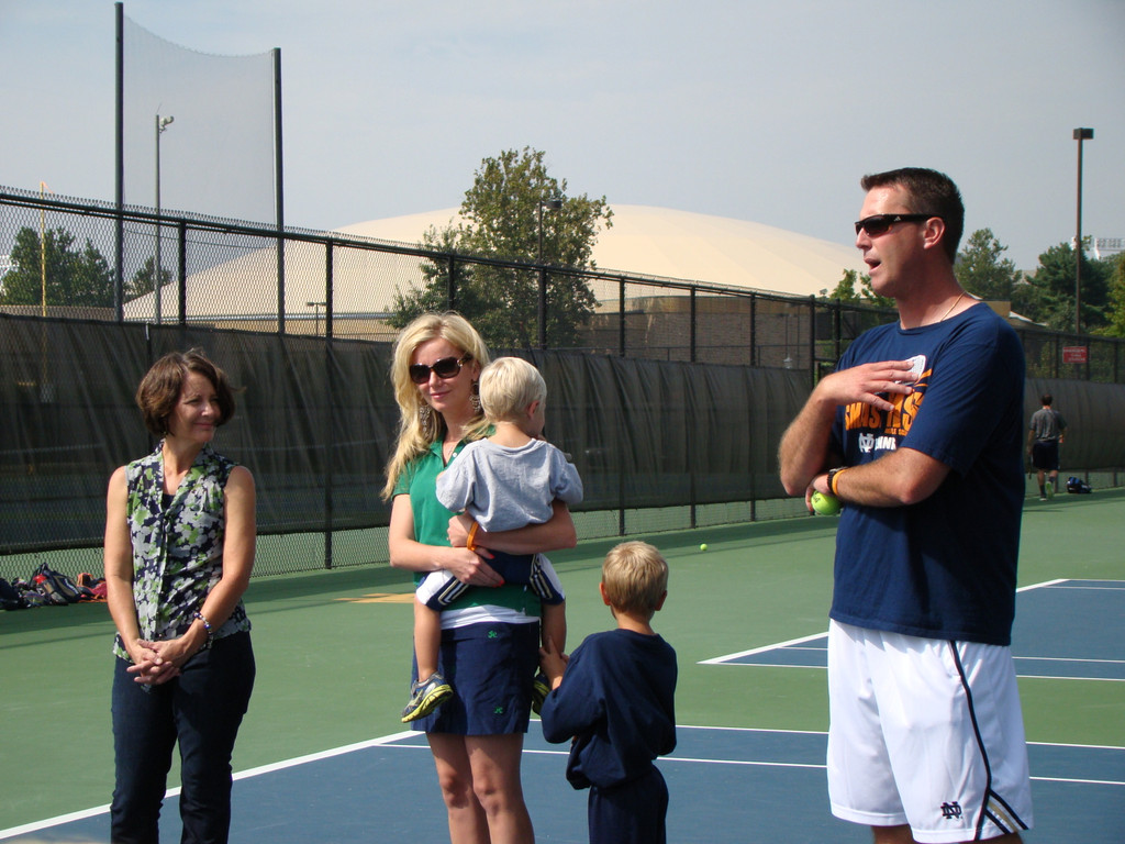 2013 Men's Tennis Smash MS Clinic