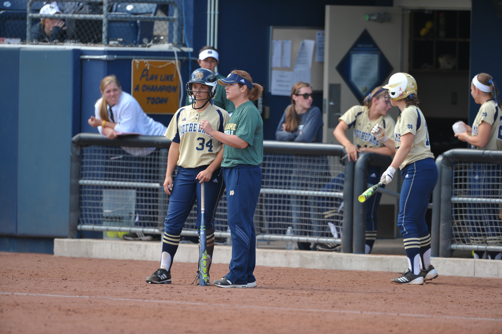 Five Players Sign With Notre Dame Softball During Early Period Head coach Deanna Gumpf and the Fighting Irish signed five future Notre Dame players to National Letters of Intent this week