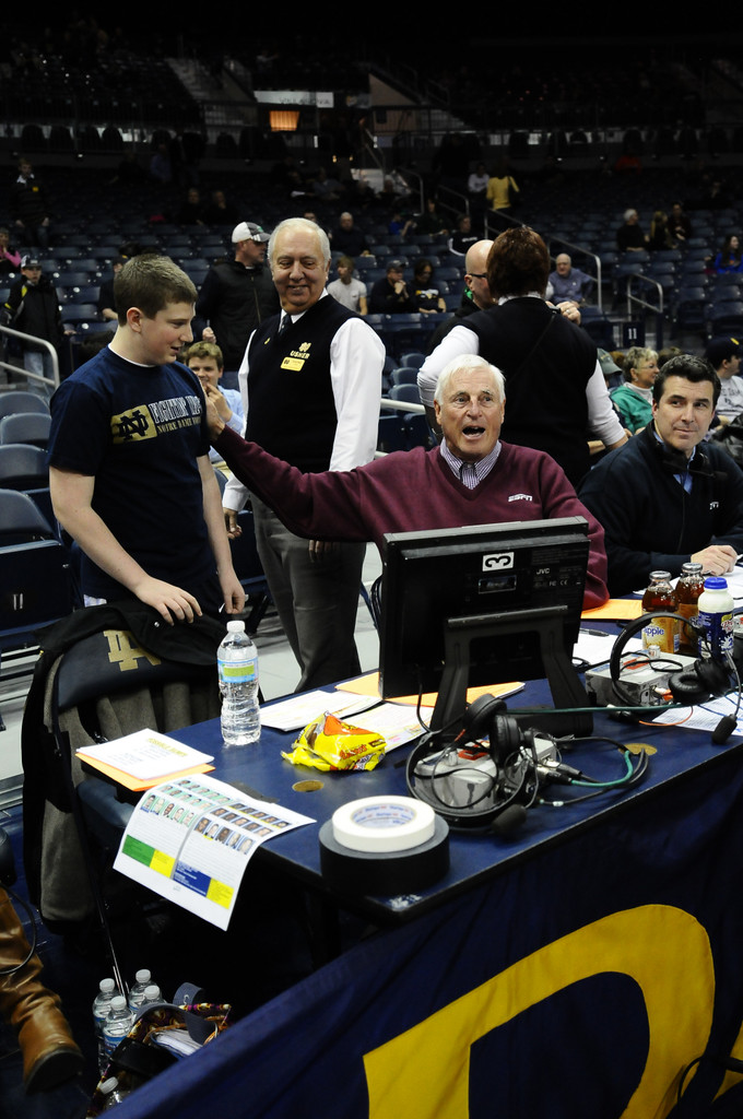 Notre Dame Men's Basketball vs West Virginia on February 22nd, 2011