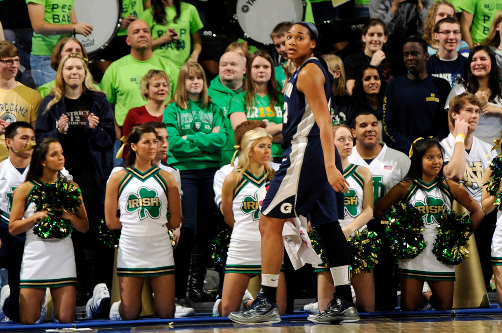 No. 2 Notre Dame Overpowers Georgetown, 79-64 (AP)