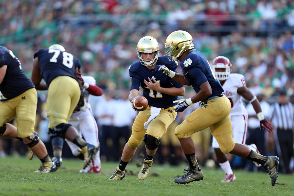 No. 22 Notre Dame vs. No. 14/12 Oklahoma (USATSI)