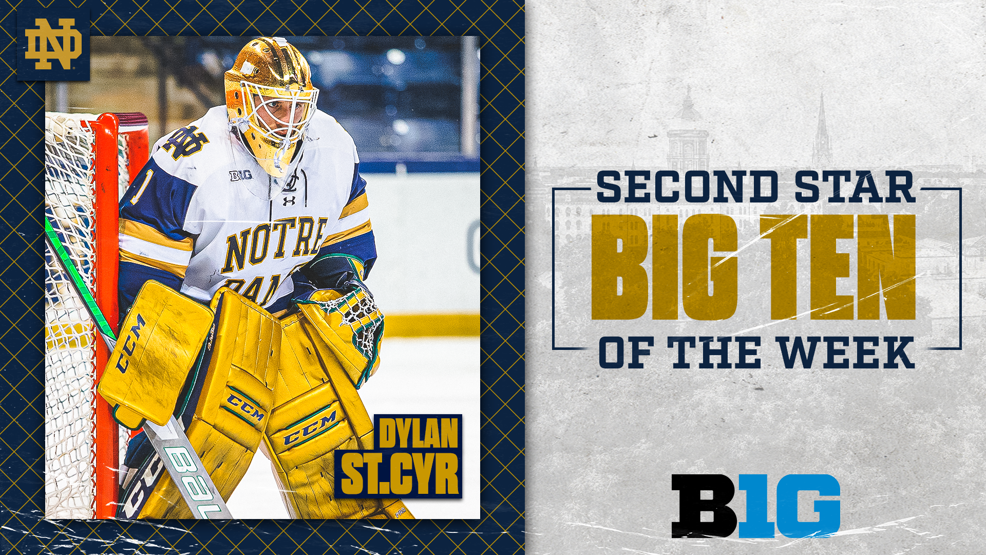 St. Cyr Named B1G Second Star Of The Week St. Cyr Named B1G Second Star Of The Week