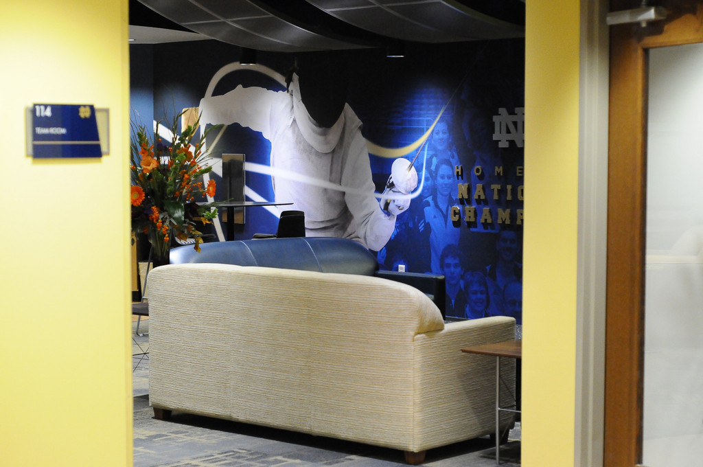 Notre Dame Fencing Dedication 10-20-2012