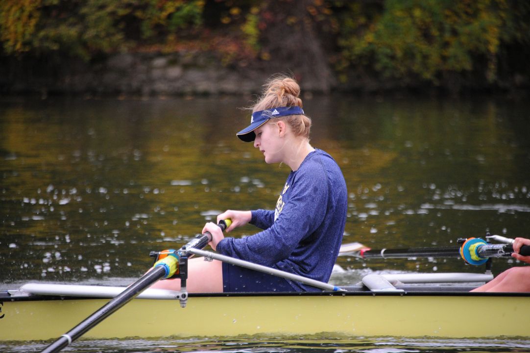 Erin Boxberger won a gold medal with the U.S. women's eight crew at the 2013 World Rowing Under 23 Championships last July
