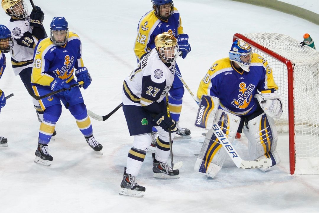 Austin Wuthrich scored the game-tying goal in the third period on Friday night.