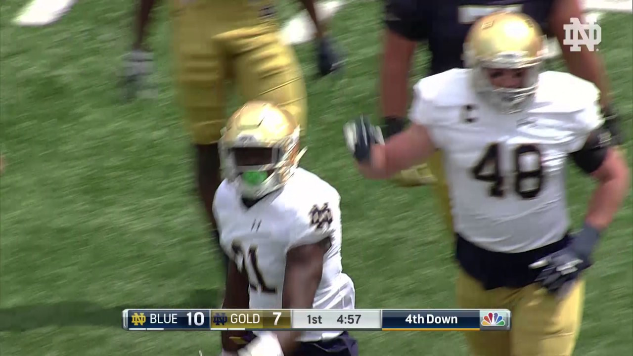 Highlights - 2017 Notre Dame Football Blue-Gold Game