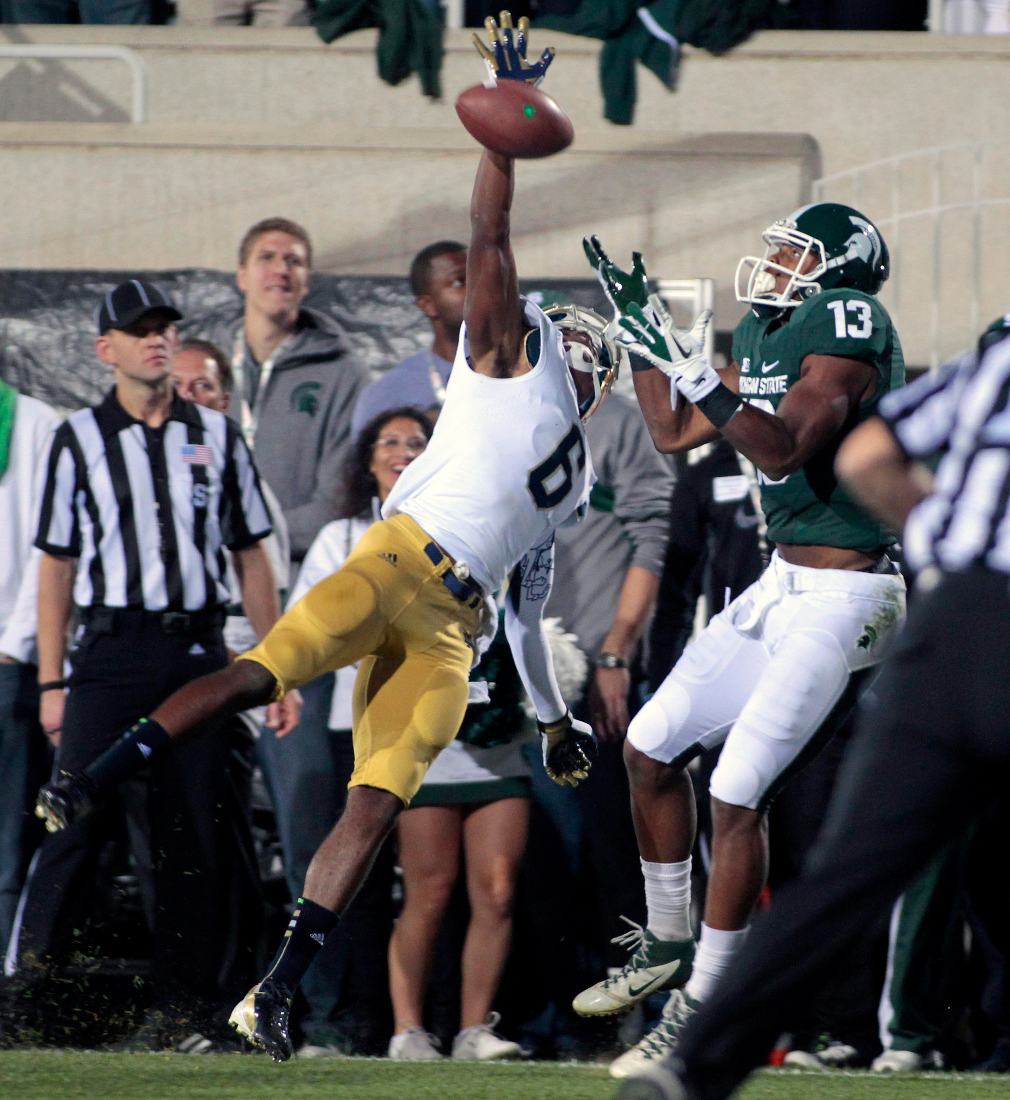No. 22/21 Irish to Play Host to No. RV/24 Michigan State Notre Dame Michigan St Football
