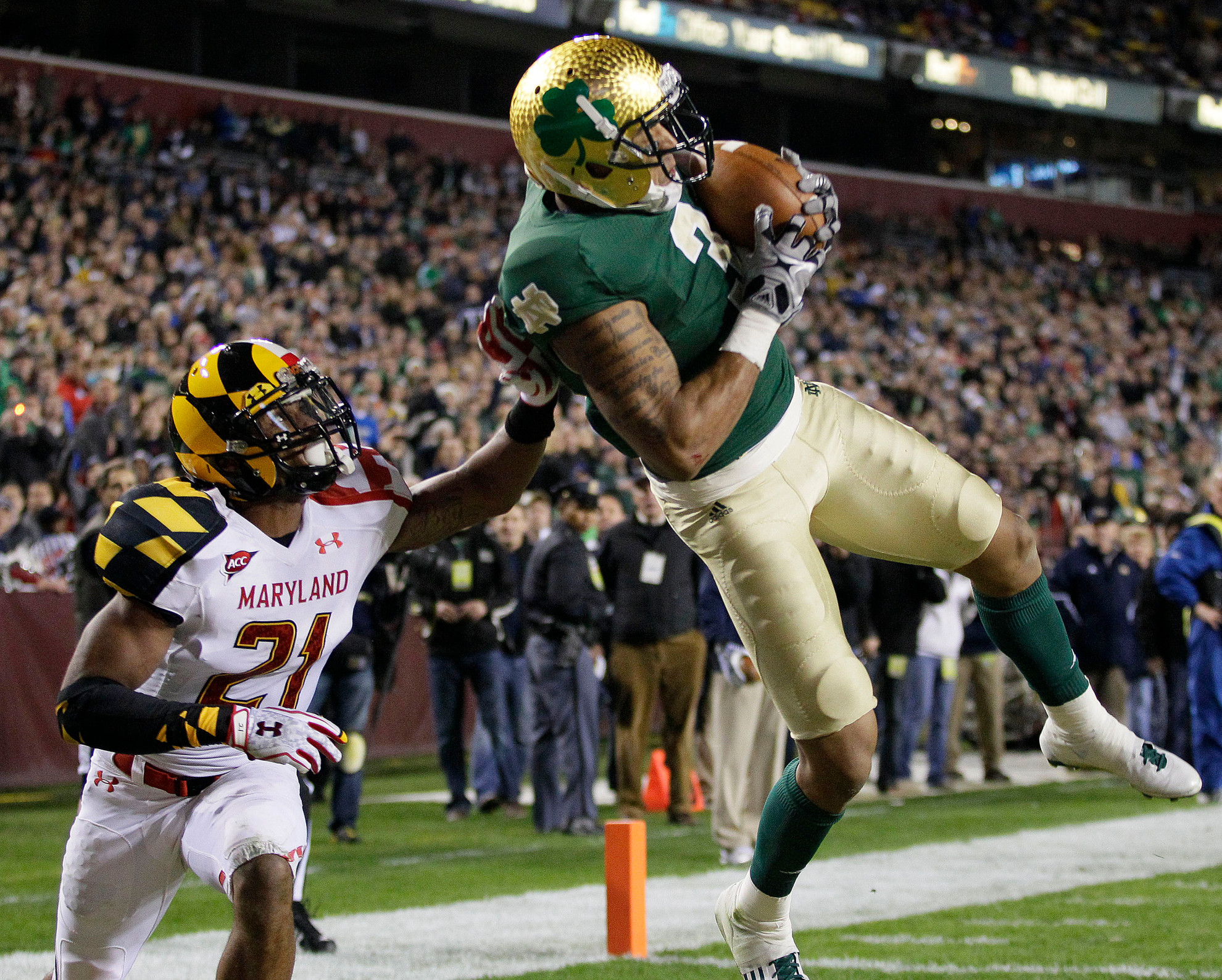 Football Update, Game Day, Boston College Maryland Notre Dame Football