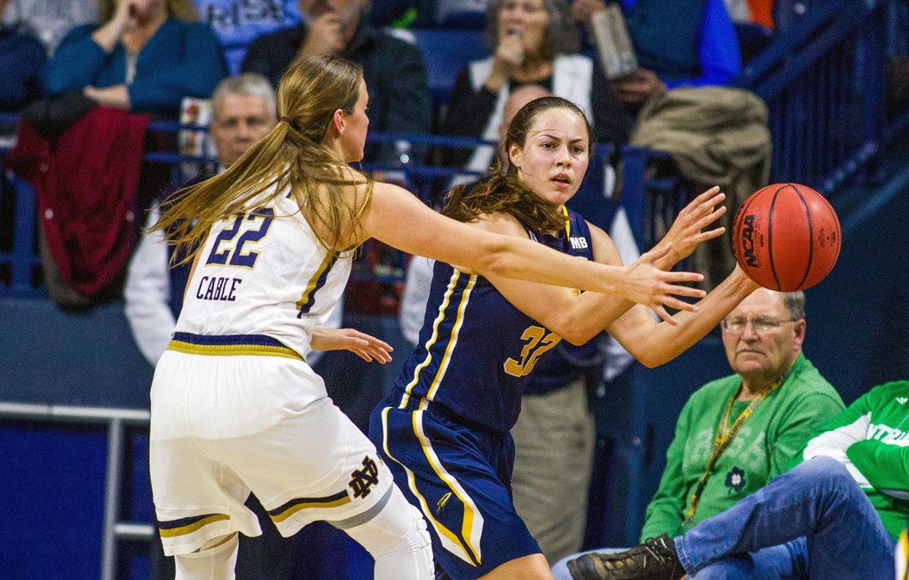 No. 3 Notre Dame 74, Toledo 39