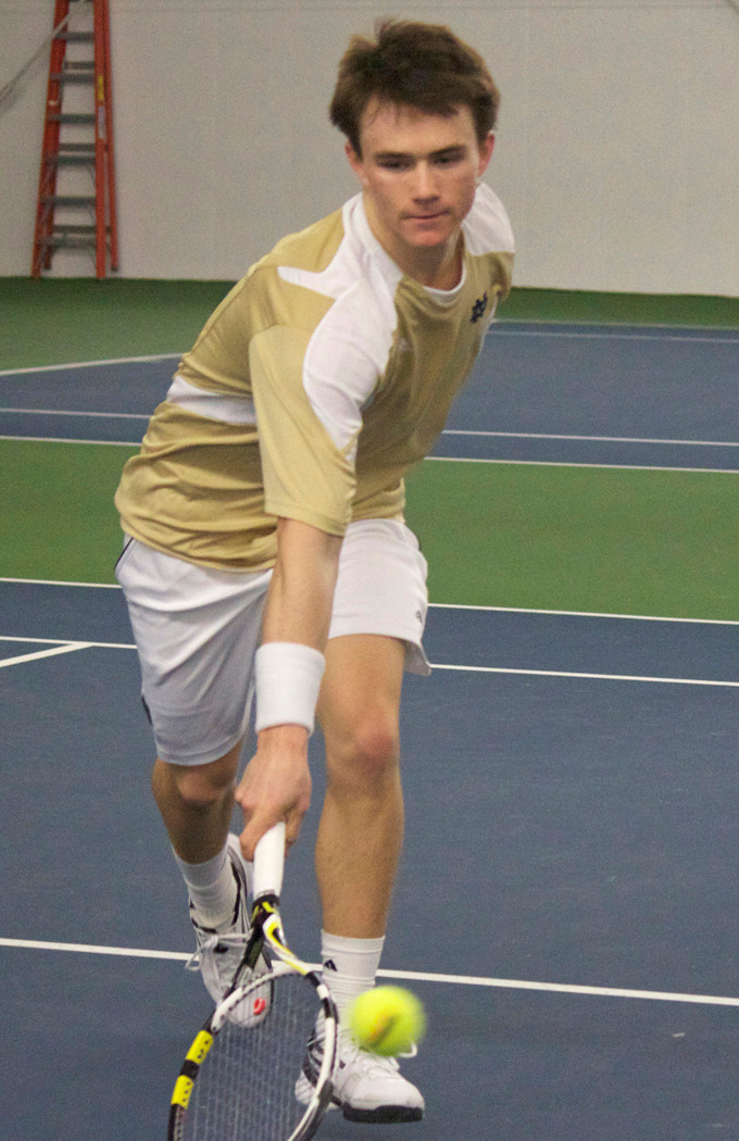 Irish Return Home For Two Saturday Matches Sophomore Greg Andrews