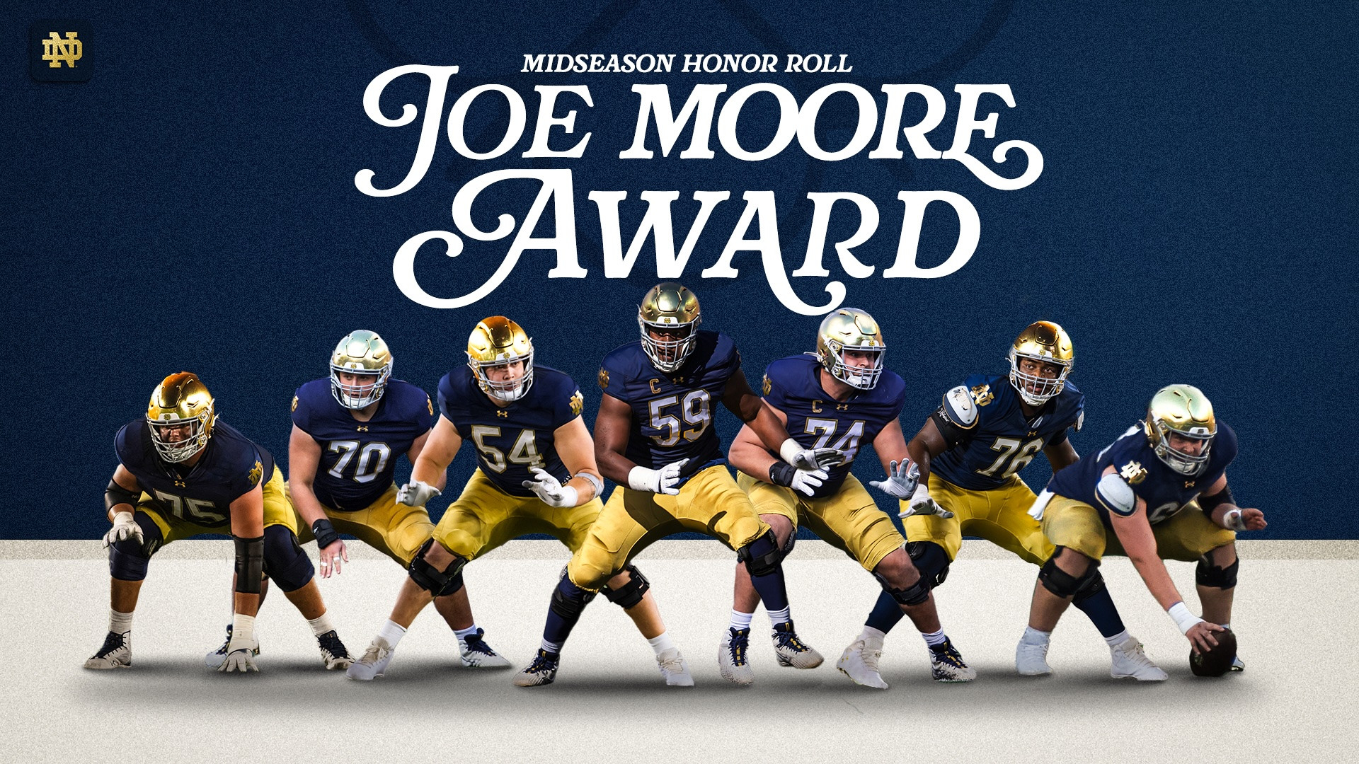 Notre Dame Selected to Joe Moore Award Midseason Honor Roll Notre Dame Selected to Joe Moore Award Midseason Honor Roll