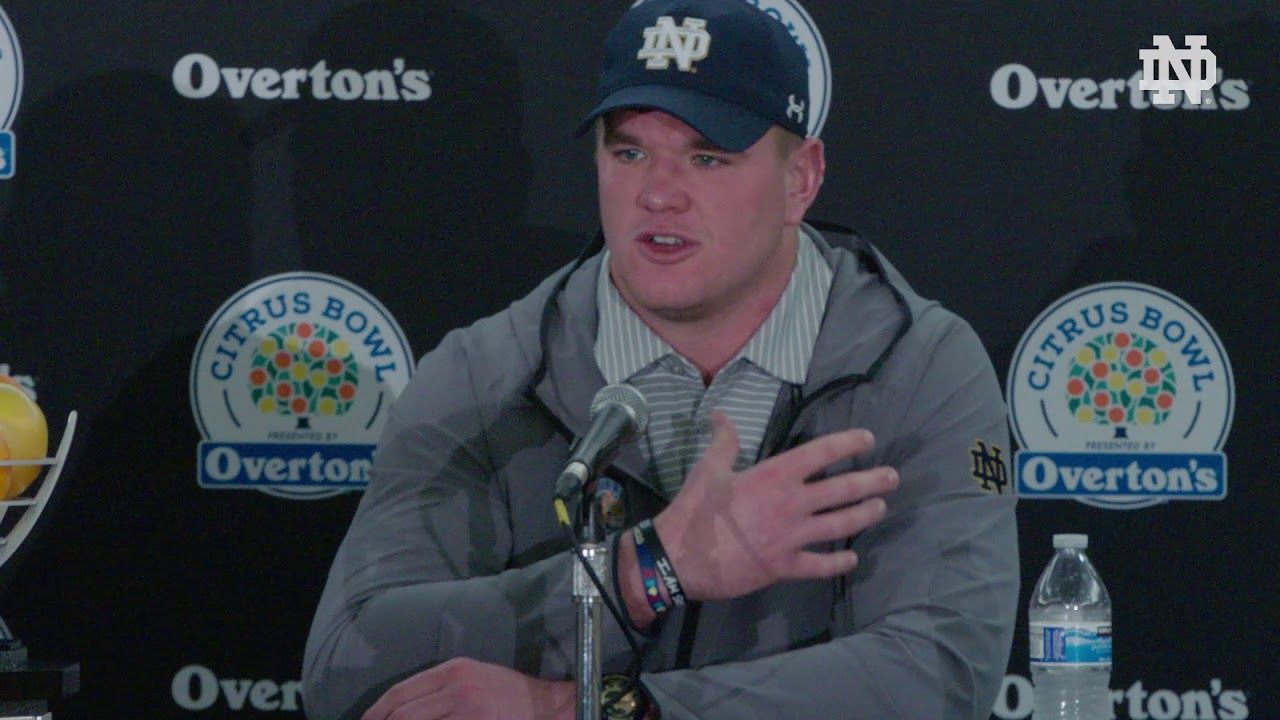 @NDFootball Citrus Bowl Press Conference | Chip Long & Mike McGlinchey (12.29.17)