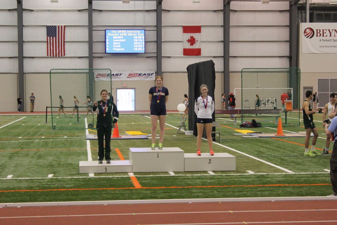 Carly Loeffel earns an all-BIG EAST accolades after placing second in the pentathlon