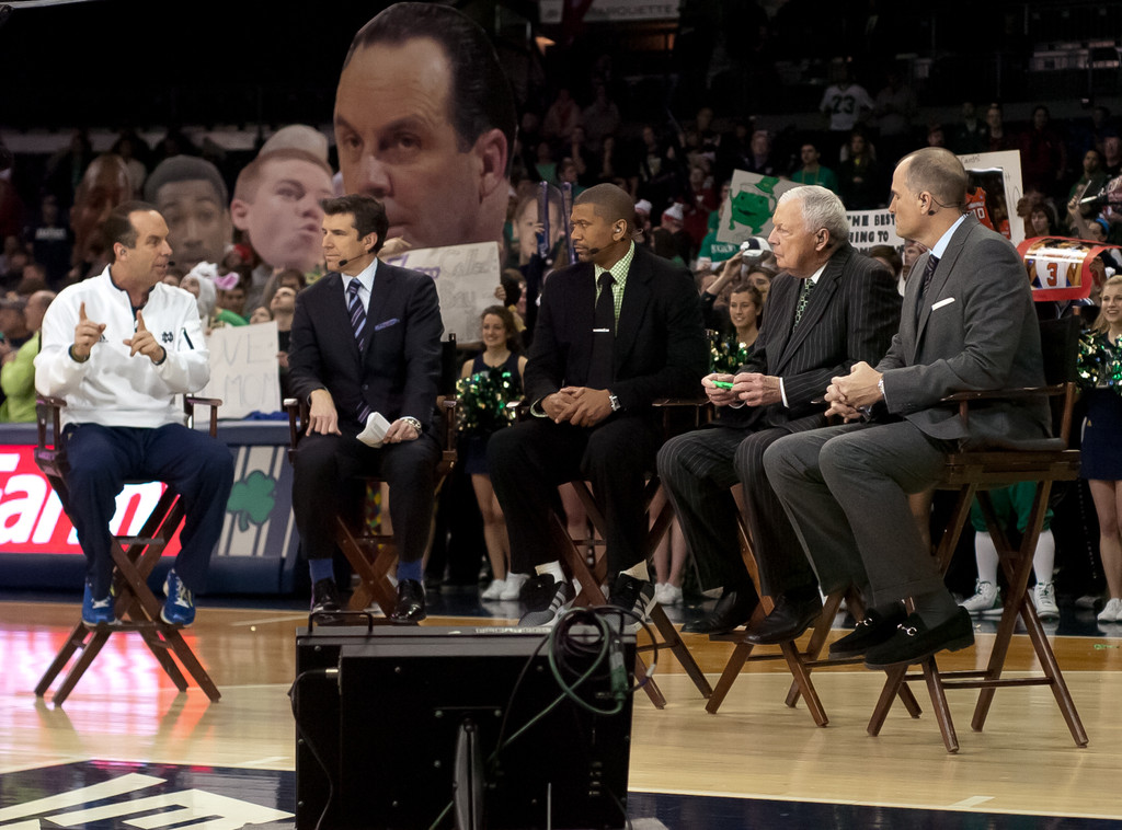 ESPN College GameDay visits Notre Dame Men's Basketball vs Louisville on 02-09-2013