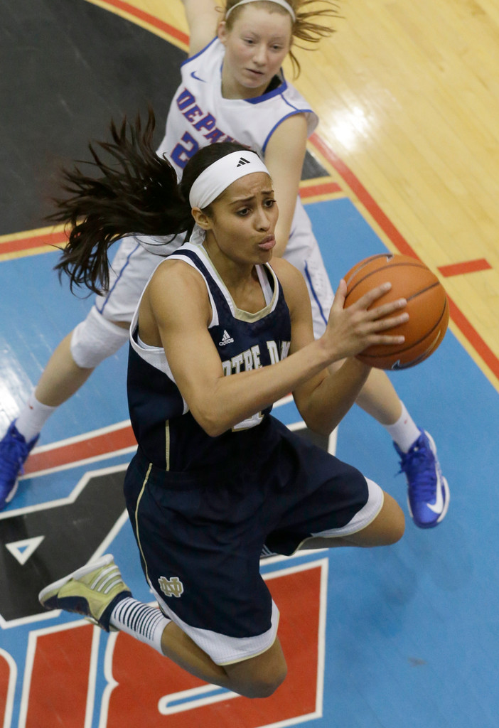Diggins Leads No. 2 Notre Dame Past DePaul, 84-56 (AP)