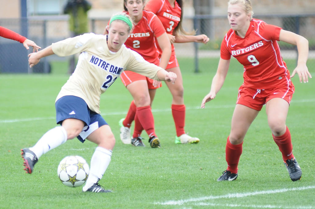 Notre Dame Women's Soccer vs Rutgers on 10-07-2012