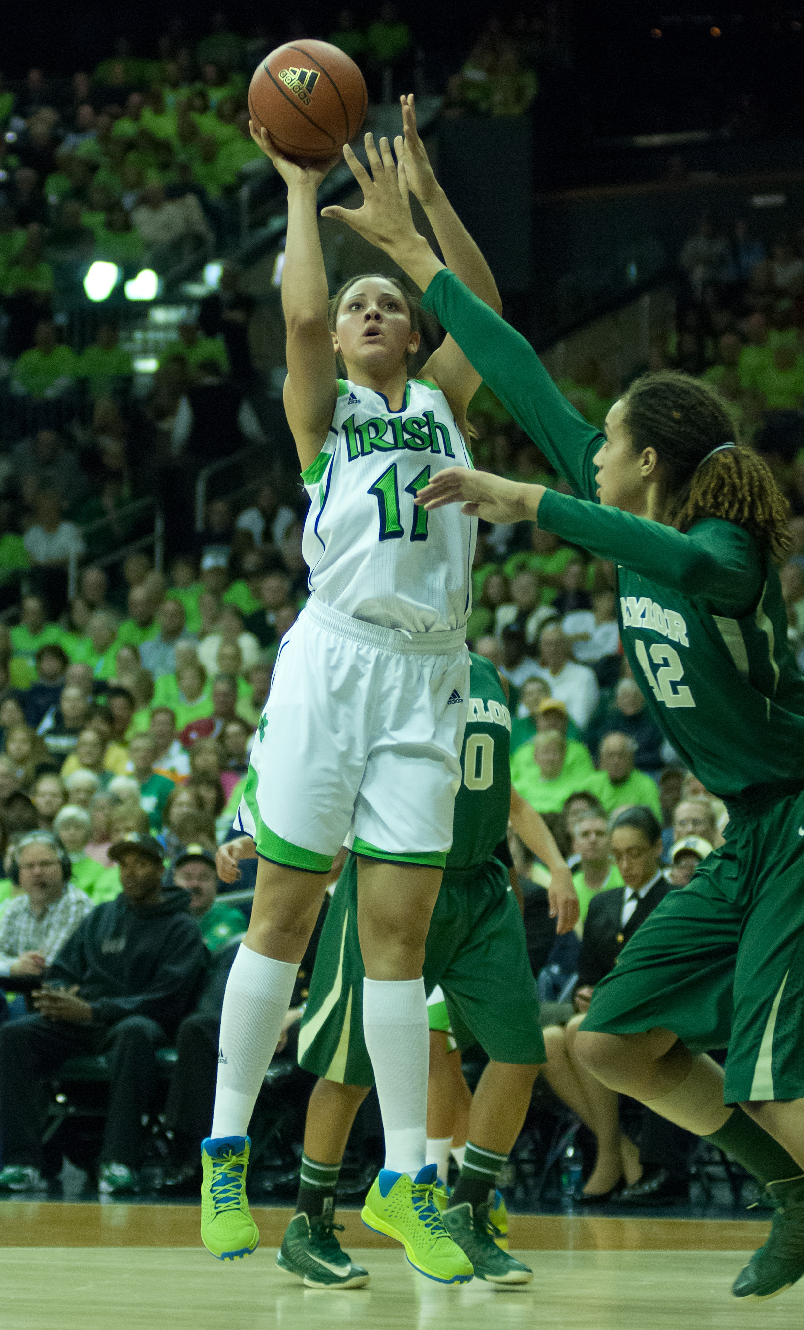 #5 Irish Host #11 Purdue In Saturday Matinee Junior forward Natalie Achonwa is enjoying a breakout season, having doubled her scoring and rebounding averages (14.1 ppg., 9.2 rpg.) and leading the BIG EAST Conference with six double-doubles.