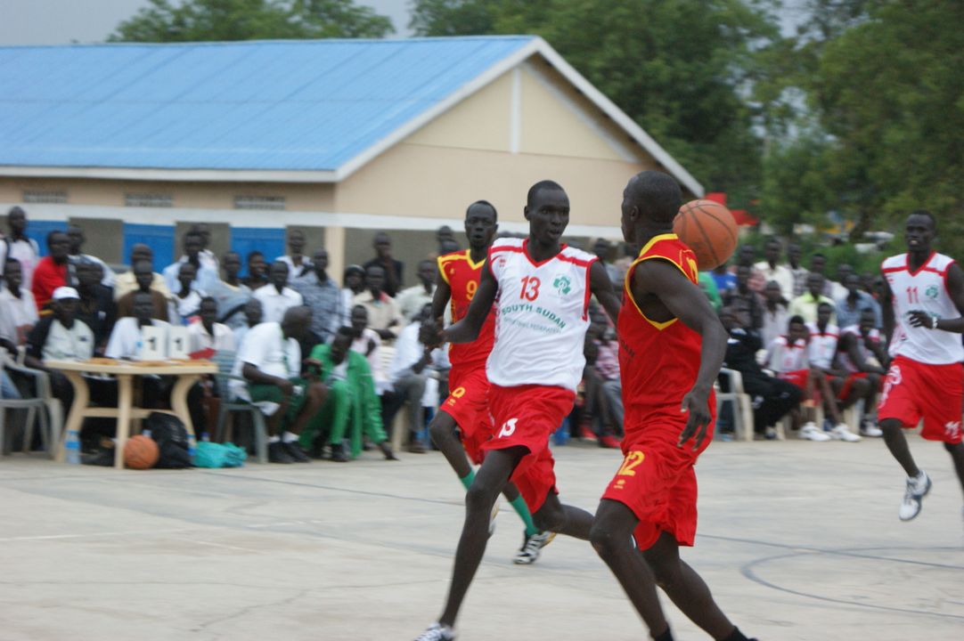 The Sudanese People's Liberation Army defeated Juba University, 55-40, in the title game of the Playing for Peace Championships in South Sudan.