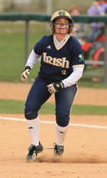 Notre Dame Picked For Third In The BIG EAST Brittney Glynn scored a run against Lousiana-