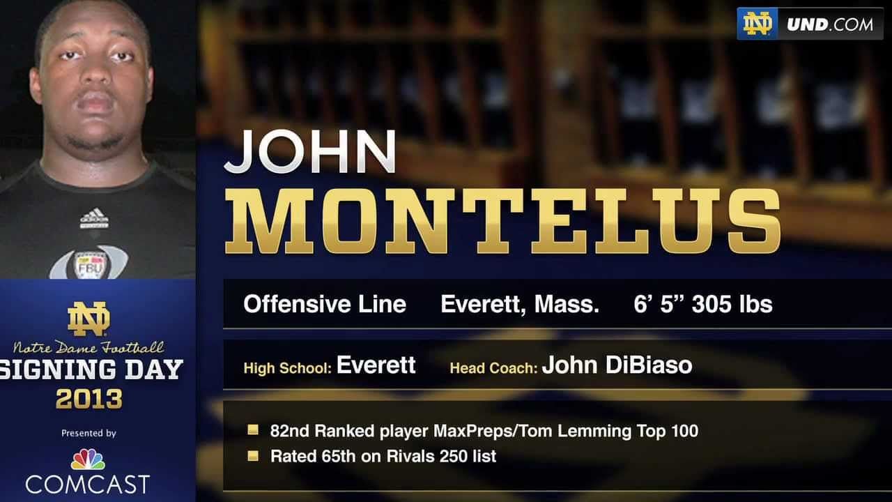 John Montelus - 2013 Notre Dame Football Signee