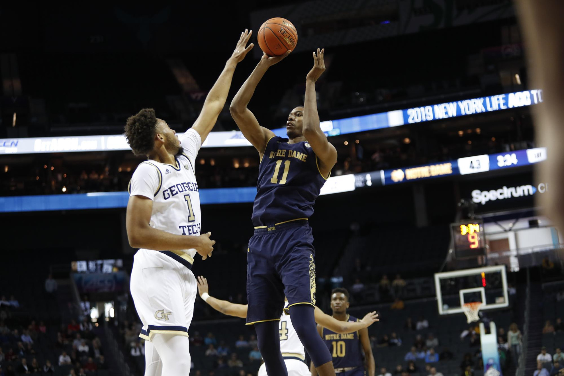 Big First Half Powers Irish To ACC Second Round Durham 3/12/19