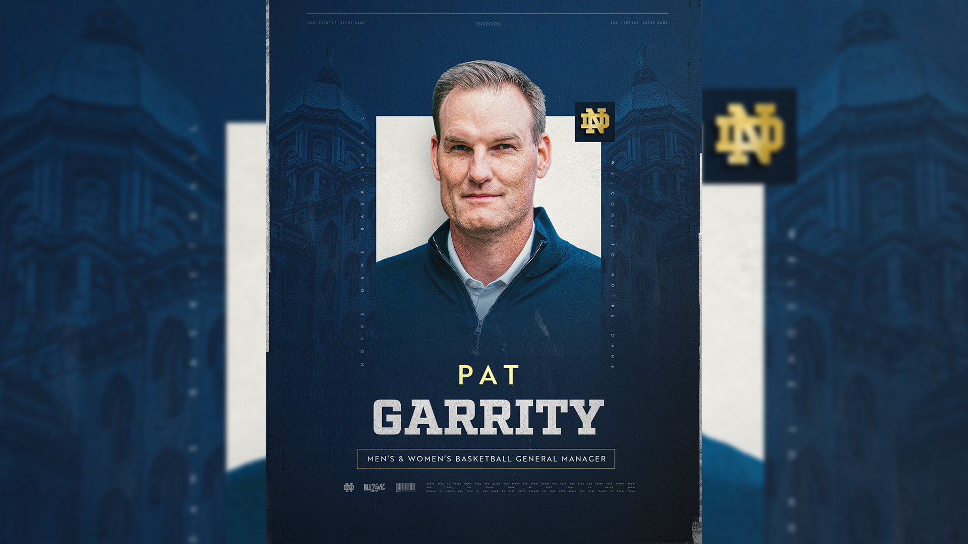 Pat Garrity ‘98 Named New Men’s and Women’s Basketball General Manager Pat Garrity ‘98 Named New Men’s and Women’s Basketball General Manager