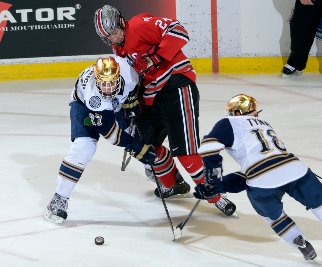 Notre Dame Men's Ice Hockey v Ohio State on 03-23-2013