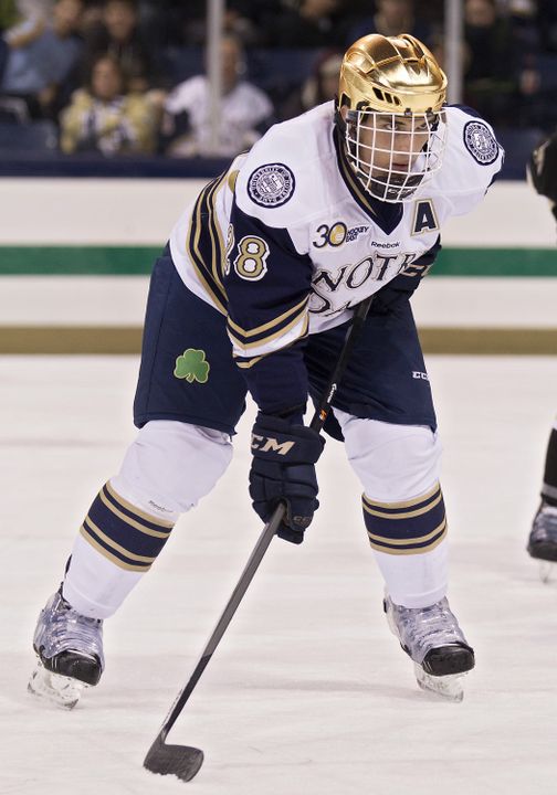 Senior defenseman Stephen Johns has signed a two-year, entry-level contract with the Chicago Blackhawks.