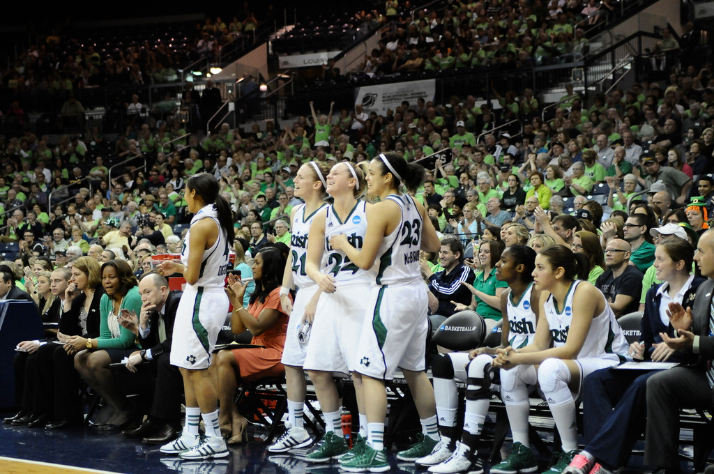 2012 Women's Basketball Championship Notre Dame vs Liberyy on 3-18-12