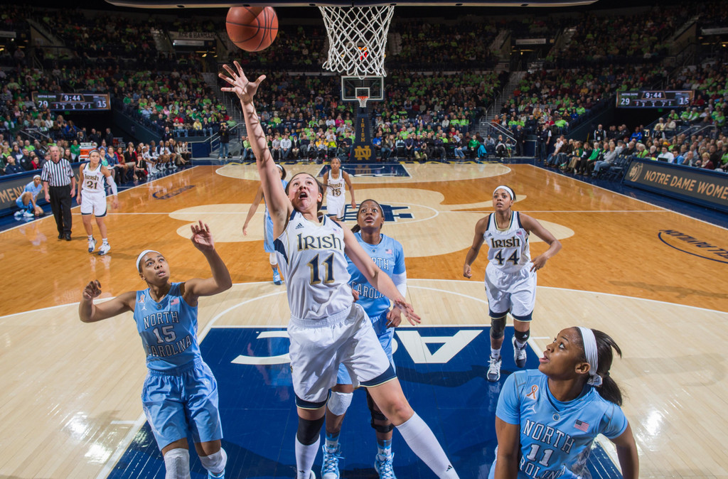 No. 2 Notre Dame vs. No. 14 North Carolina