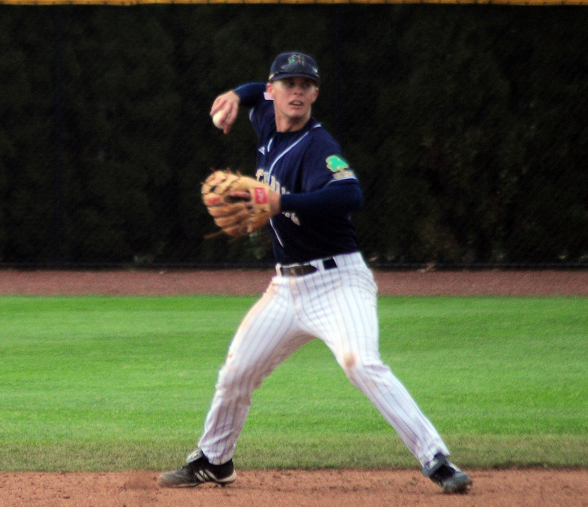 Notre Dame senior shortstop Mick Doyle