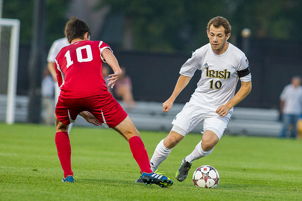 Harrison Shipp's two tallies tied a Notre Dame record for goals scored in an NCAA tournament game.