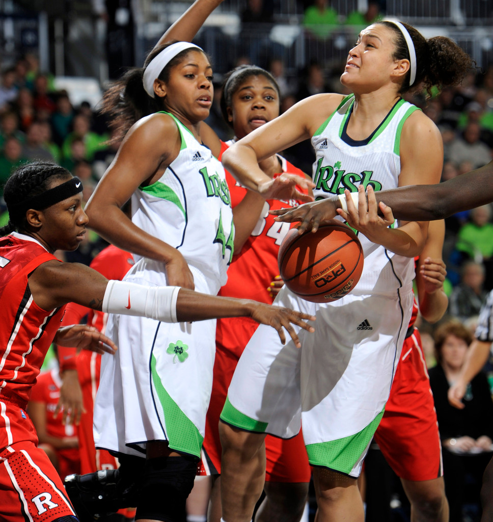 Diggins Leads No. 2 Irish To 71-46 Rout Of Rutgers (AP)