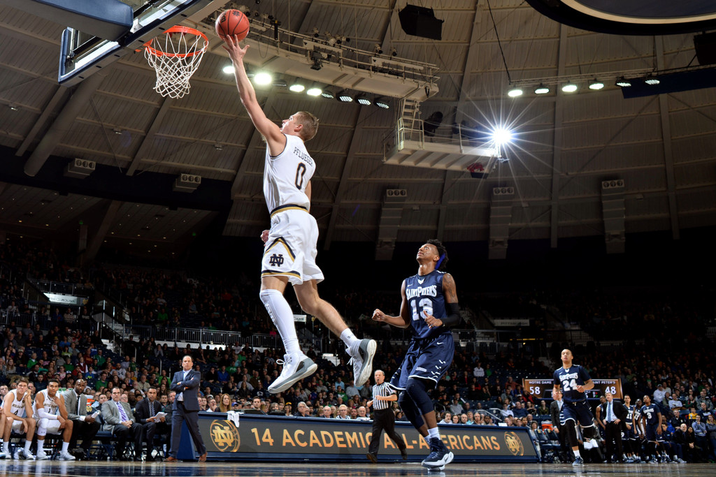 Notre Dame 63, Saint Peter's 55