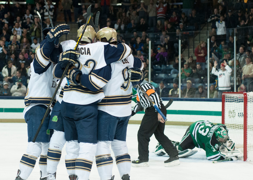 Notre Dame Men's Hockey vs North Dakota 11-23-2012