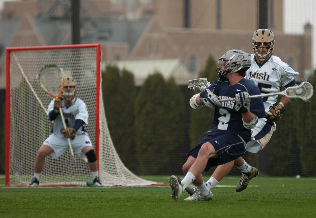 #4 Notre Dame Fighting Irish Men's Lacrosse vs Georgetown Hoyas on 04-14-2013