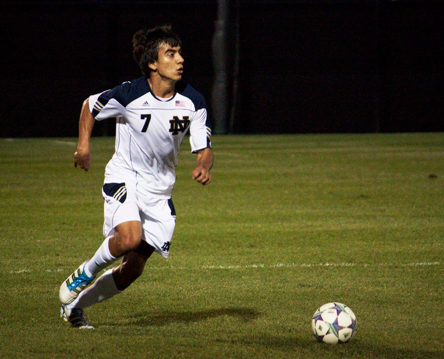 Senior right back Michael Knapp and the Irish will look to knock off the nation's No. 1 team.
