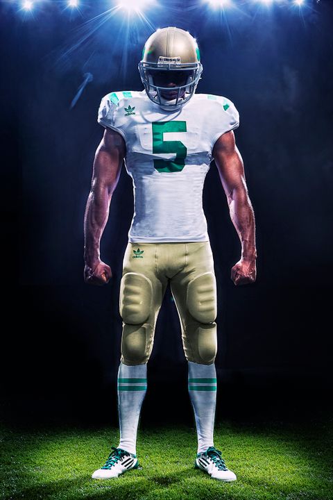 Notre Dame Unveils Retro Football Jerseys For 'Under The Lights' Game  Versus Michigan – Notre Dame Fighting Irish – Official Athletics Website