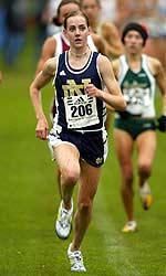 Notre Dame graduate Molly Huddle (pictured) will join Marissa Treece at the 2008 IAAF World Cross Country Championships.