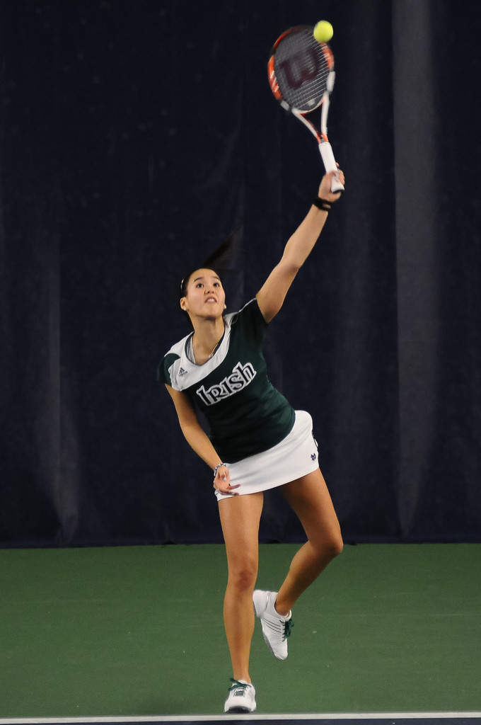 Notre Dame Women's Tennis vs #3 Duke on March 3, 2012