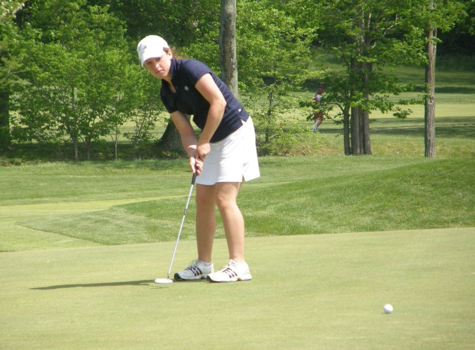 Senior women's golfer Katie Conway