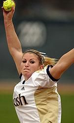 Steffany Stenglein earned Notre Dame's sixth pitcher of the year award, as former standout Jennifer Sharron won the award four consecutive times from 1998-2001. Stenglein also won the award last season.