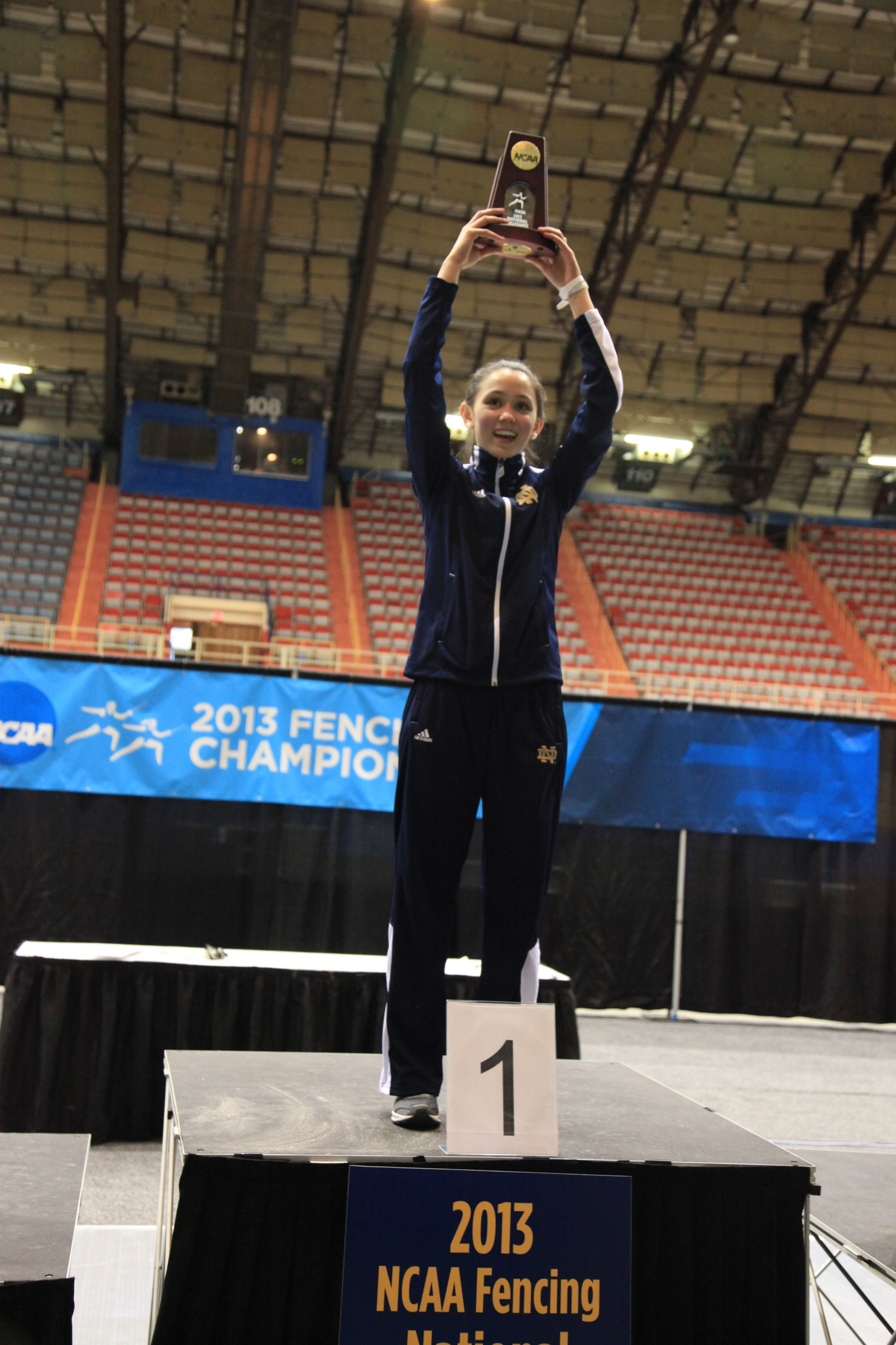 Irish Head Up To Motor City For All-Day Qualifier Lee Kiefer, 2013 women's foil NCAA Champion