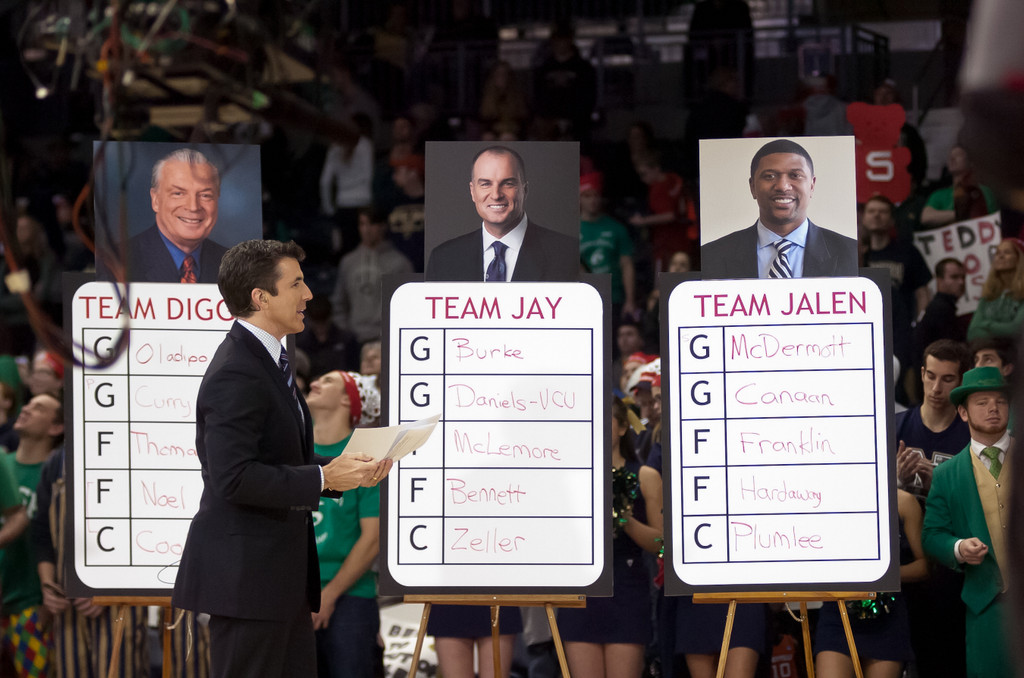 ESPN College GameDay visits Notre Dame Men's Basketball vs Louisville on 02-09-2013