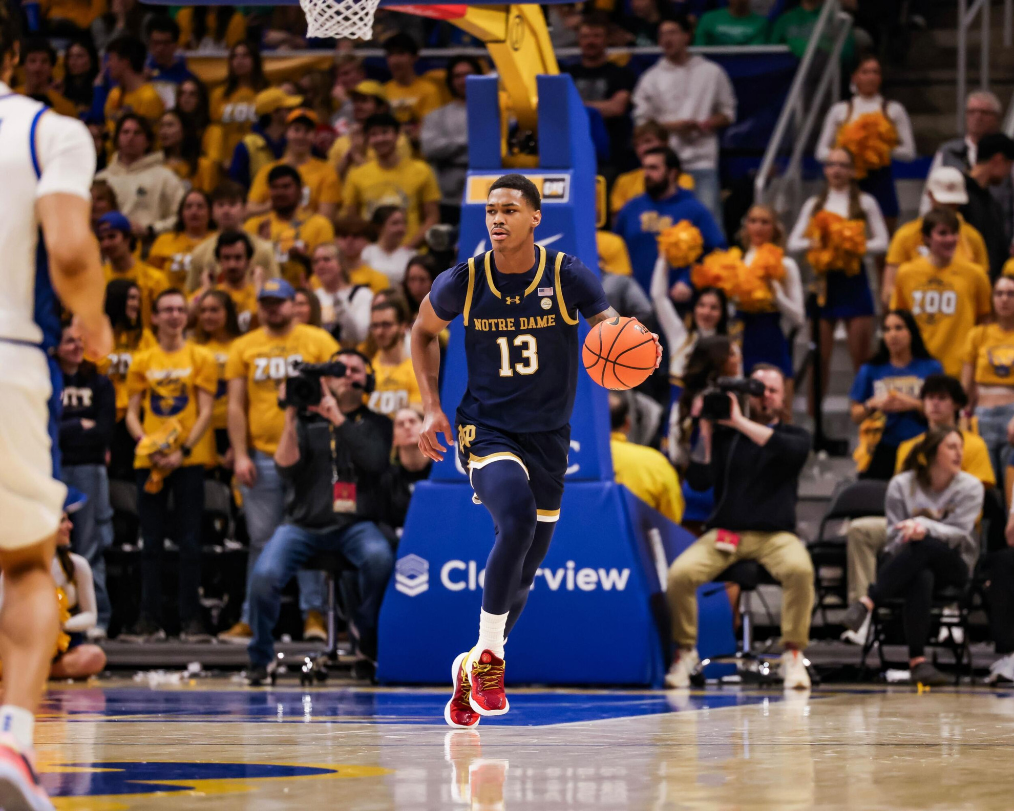 Irish Late Rally Not Enough in 70-60 Loss at Pitt Irish Late Rally Not Enough in 70-60 Loss at Pitt