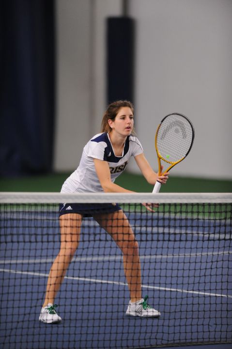 Jennifer Kellner earned the second Notre Dame singles point of the day with a 6-2, 6-3 win Friday